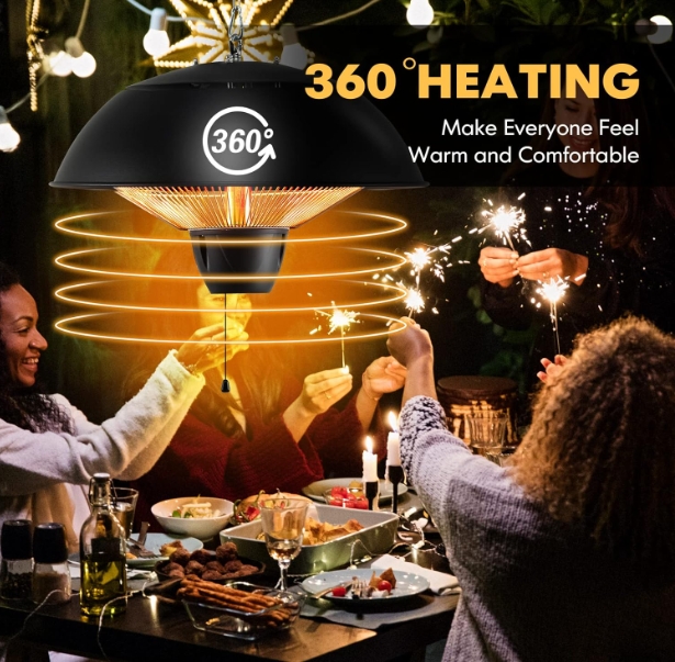 Flame effect heater