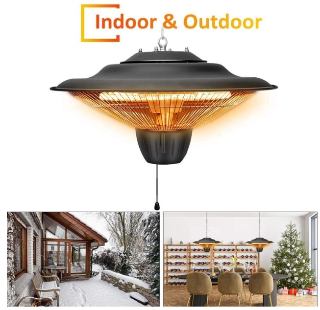 High ceiling infrared heater