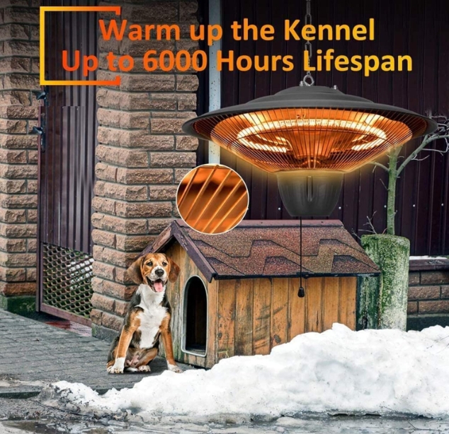 IPX5 waterproof rating heater